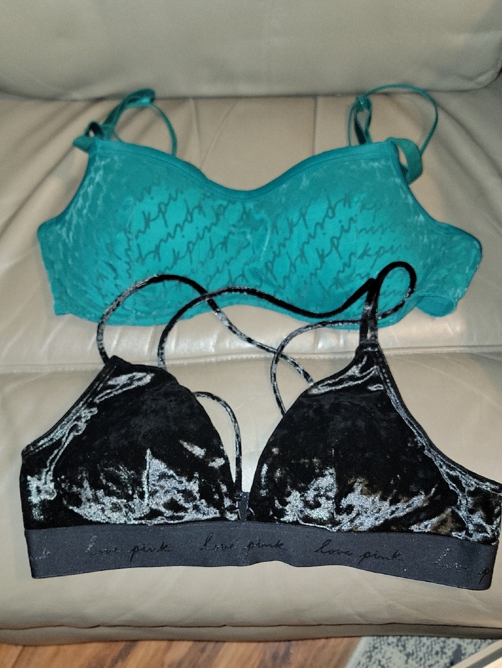 Two NWOT Victoria's Secret Bralettes